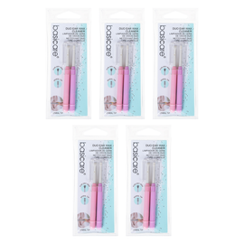 Basicare Duo Earwax Remover Tool Bundle 5 Pack Spiral Scoop Tip Cleaner