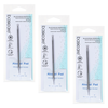 Basicare Blackhead Remover Tool 3 Pack Stainless Steel with Alcohol Prep Pads