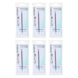 Basicare Blackhead Remover Tool Stainless Steel Bundle of 6 with Alcohol Pads