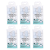 Basicare Refillable Travel Bottles Set Bundle of 6 with Pumps and Labels
