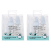 Basicare Travel Refillable Bottles Set Bundle of 2 with Pumps Labels and Caps