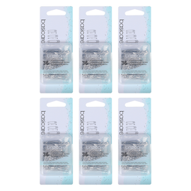 Basicare Assorted Safety Pins 36pc Pack Bundle of 6 Rust Resistant Travel Case