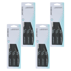 Basicare Flexi Pro Silicon Carbide Nail File Black 3pcs Bundle of 4