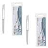 Basicare Multi Functional Cuticle Trimmer 3 in 1 Pusher File 2 Pack