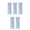 Basicare 5 Pack Multi Functional Cuticle Trimmer 3 in 1 Pusher and File