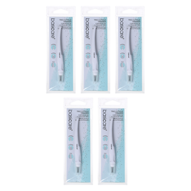 Basicare 5 Pack Multi Functional Cuticle Trimmer 3 in 1 Pusher and File