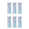 Basicare Cuticle Trimmer 3 in 1 Bundle 6 Pack Trimmer Pusher File