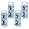 Basicare 3D Blooming 1921 Eyelashes Reusable Lightweight Bundle of 4