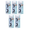 Basicare 3D Blooming Eyelashes 1921 Reusable Lightweight Bundle of 5 with Glue