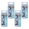 Basicare 3D Blooming Eyelashes 1922 Reusable 4 Pack with Glue
