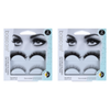 Basicare Day and Night False Eyelashes 2 Pairs Reusable with 2 Adhesives