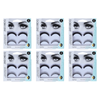 Basicare Day and Night Eyelashes 2 Pairs Reusable with Glue Bundle of 6