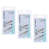 Basicare Mini Tweezers Bundle of 3 Stainless Steel Precision Grooming Tools