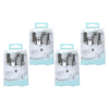 Basicare 5 Piece Manicure Set Bundle of 4 with Travel Pouch