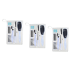 Basicare Professional 9 Piece Pedicure Kit Bundle of 3 Foot Care Set
