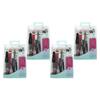 Basicare 22 Piece Manicure Set 4 Pack Professional Nail Care Grooming Kit