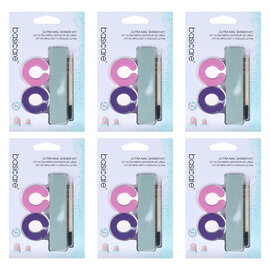 Basicare Ultra Nail Shiner Polish and Buff Kit 6 Pack for Natural Shine