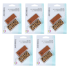 Basicare 4 In 1 Nail Buffer Block Bundle of 5 File Buff Smooth Shine