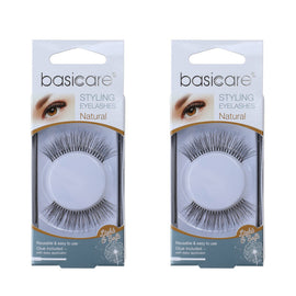 Basicare Reusable Styling Eyelashes With Glue And Applicator 1954 x 2