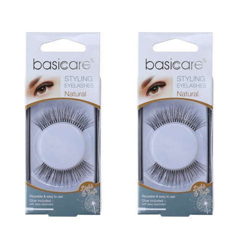 Basicare Reusable Styling Eyelashes With Glue And Applicator 1954 x 2
