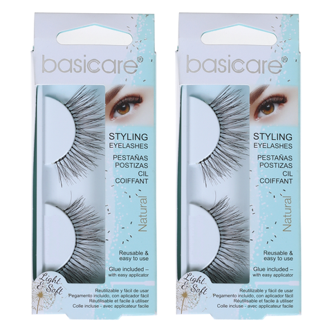 Basicare Reusable Styling Eyelashes With Glue And Applicator 1954 x 2