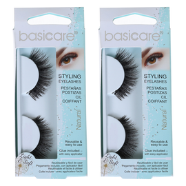 Basicare Reusable Styling Eyelashes With Glue And Applicator 1955 x 2