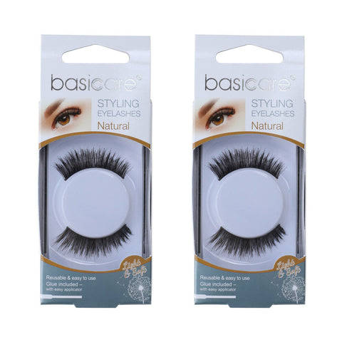 Basicare Reusable Styling Eyelashes With Glue And Applicator 1955 x 2
