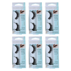 Basicare Reusable Styling Eyelashes 6 Pack With Glue and Applicator
