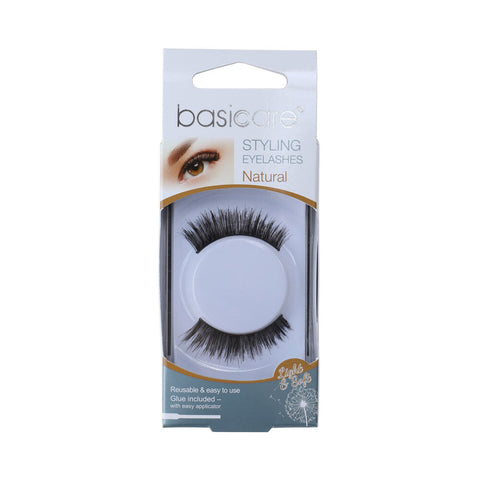 Basicare Reusable Styling Eyelashes With Glue And Applicator 1955