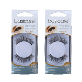 Basicare Reusable Styling Eyelashes With Glue And Applicator 1956 x 2