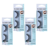 Basicare Reusable Styling Eyelashes With Glue And Applicator 4 Pack