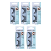 Basicare Reusable Styling Eyelashes With Glue And Applicator 5 Pack