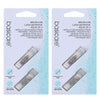 Basicare Brush On Lash Adhesive 2 Pack Strong Hold Easy Applicator