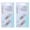 Basicare Brush On Lash Adhesive 2 Pack Strong Hold Easy Applicator