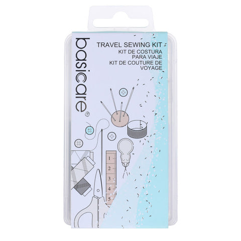 Basicare Travel Emergency Sewing Kit Compact Portable Essentials for Repair
