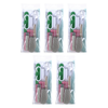 Basicare Pedicure 6 Piece Kit Bundle of 5 Travel Foot Care Grooming Set