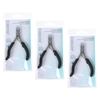 Basicare Cuticle Nipper 3 Pack Stainless Steel Rubberized Handle Precision