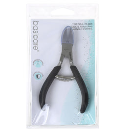 Basicare Stainless Steel Toenail Plier Rubberized Handle