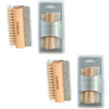 Basicare Nail Brush Natural Bristles Pumice Stone for Hand and Foot Care x2