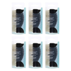 Basicare Nail Brush Natural Bristles with Pumice Stone Bundle of 6