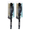 Basicare Pedicure Brush Natural Bristles with Pumice Stone 2 Pack