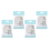 Basicare Complexion Cleansing Pad 4 Pack 7.5cm x 8.8cm Soft Smooth Radiant Skin