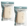 Basicare Sisal Towelling Exfoliating Bath Sponge 2 Pack Natural Body Cleansing