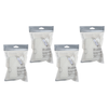 Basicare Sisal Towelling Bath Sponge 4 Pack Natural Exfoliating Body