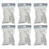 Basicare Sisal Towelling Bath Sponge Pack of 6 Natural Exfoliating
