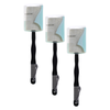 Basicare Dual Loofah Exfoliating Back Brush 41cm Detachable Handle Bundle of 3