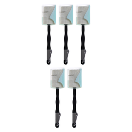 Basicare Dual Loofah Back Brush Detachable Handle 41cm Bundle of 5
