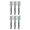 Basicare Dual Loofah Back Brush Detachable Handle 41cm Bundle of 6