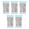 Basicare Exfoliating Bath Towel 30cm x 100cm Bundle of 5