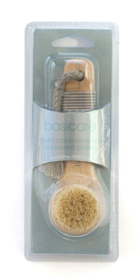 Basicare Complexion Massage and Cleansing Brush 13cm for Glowing Skin